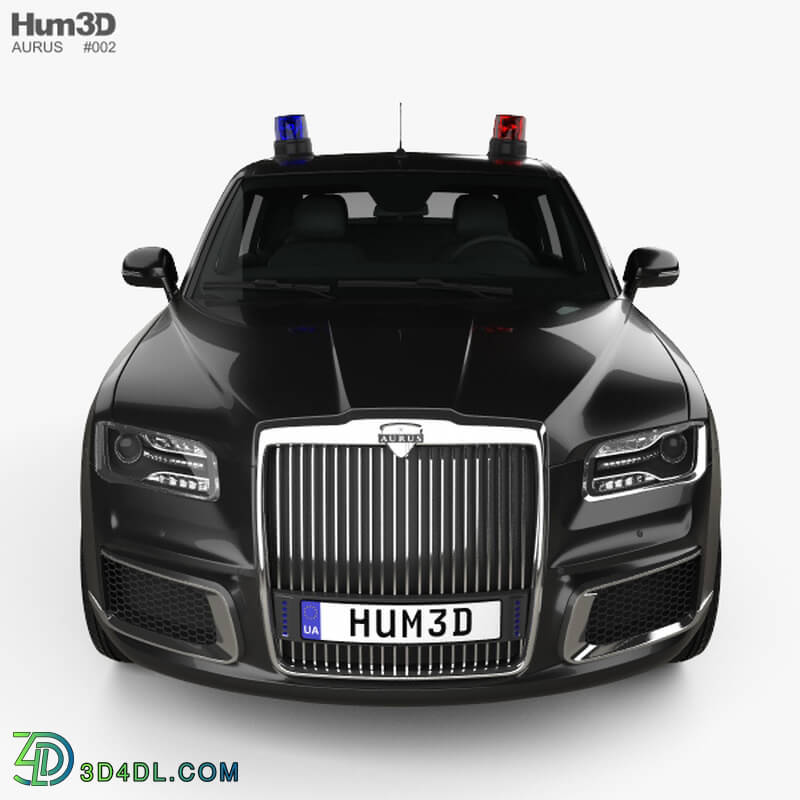 Hum3D Aurus Senat Guard sedan 2018