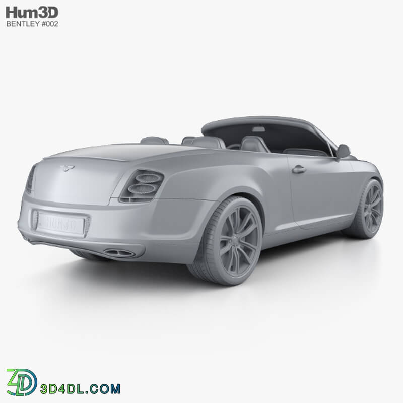 Hum3D Bentley Continental Supersports convertible 2010