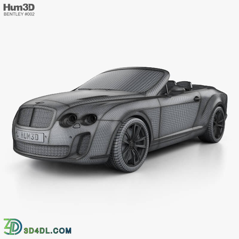 Hum3D Bentley Continental Supersports convertible 2010