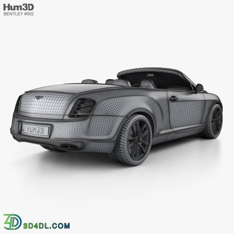 Hum3D Bentley Continental Supersports convertible 2010