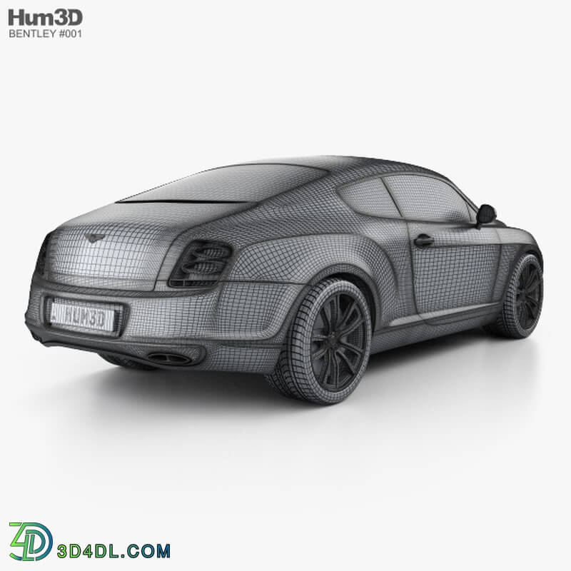 Hum3D Bentley Continental Supersports coupe 2010