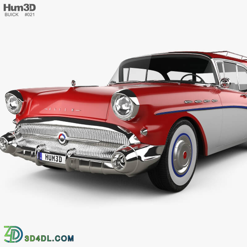 Hum3D Buick Century Caballero wagon 1957