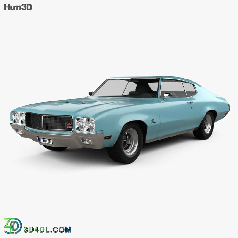 Hum3D Buick GS 455 Stage 1 coupe 1970