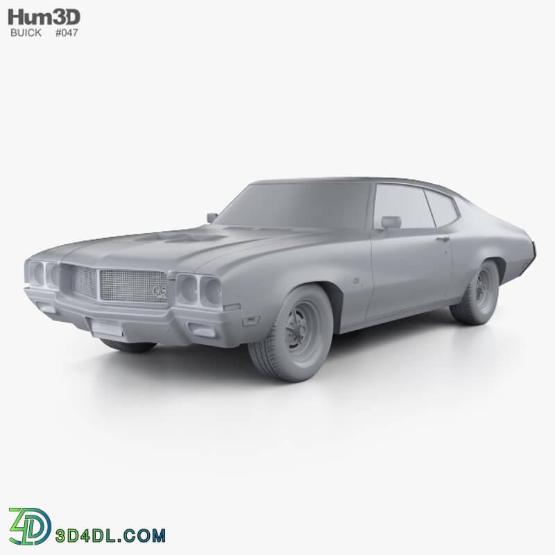 Hum3D Buick GS 455 Stage 1 coupe 1970