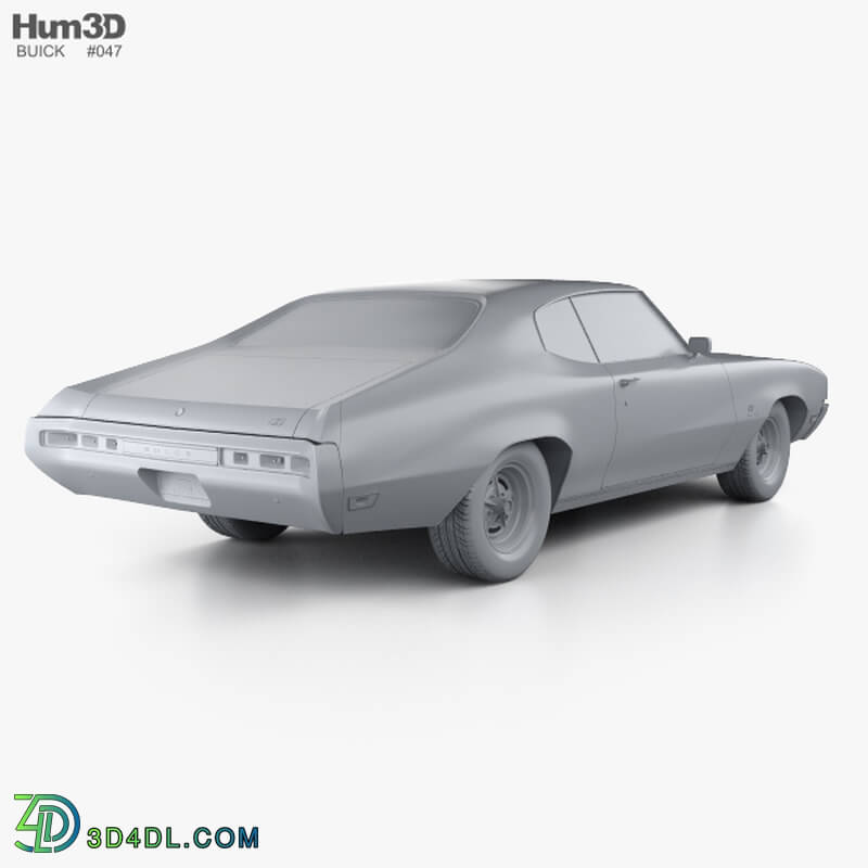 Hum3D Buick GS 455 Stage 1 coupe 1970