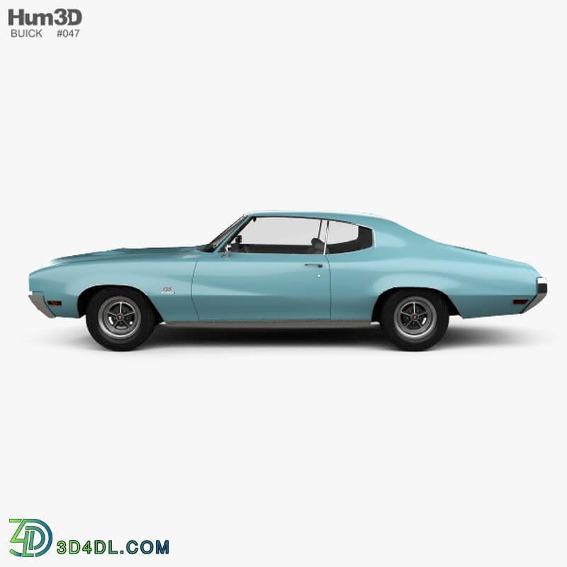 Hum3D Buick GS 455 Stage 1 coupe 1970