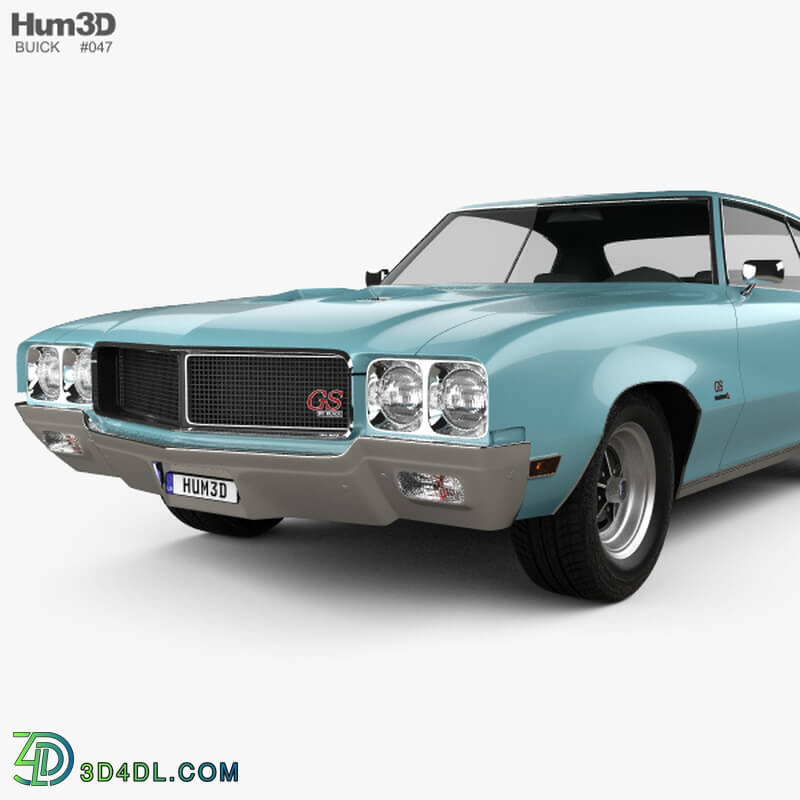 Hum3D Buick GS 455 Stage 1 coupe 1970