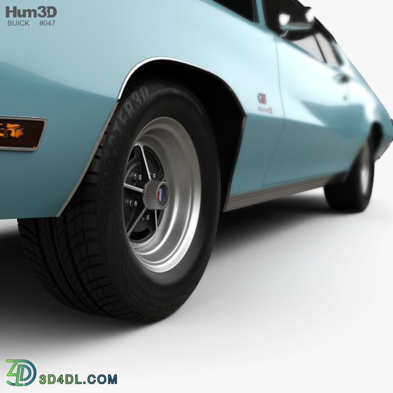 Hum3D Buick GS 455 Stage 1 coupe 1970