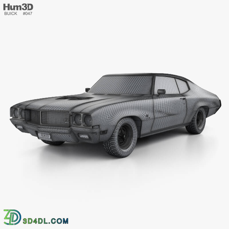 Hum3D Buick GS 455 Stage 1 coupe 1970