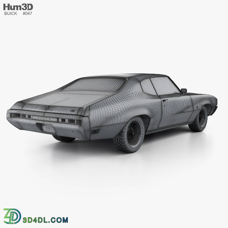 Hum3D Buick GS 455 Stage 1 coupe 1970