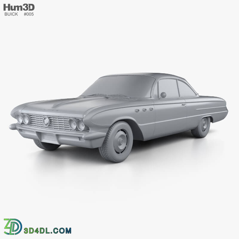 Hum3D Buick LeSabre 2 door hardtop 1961