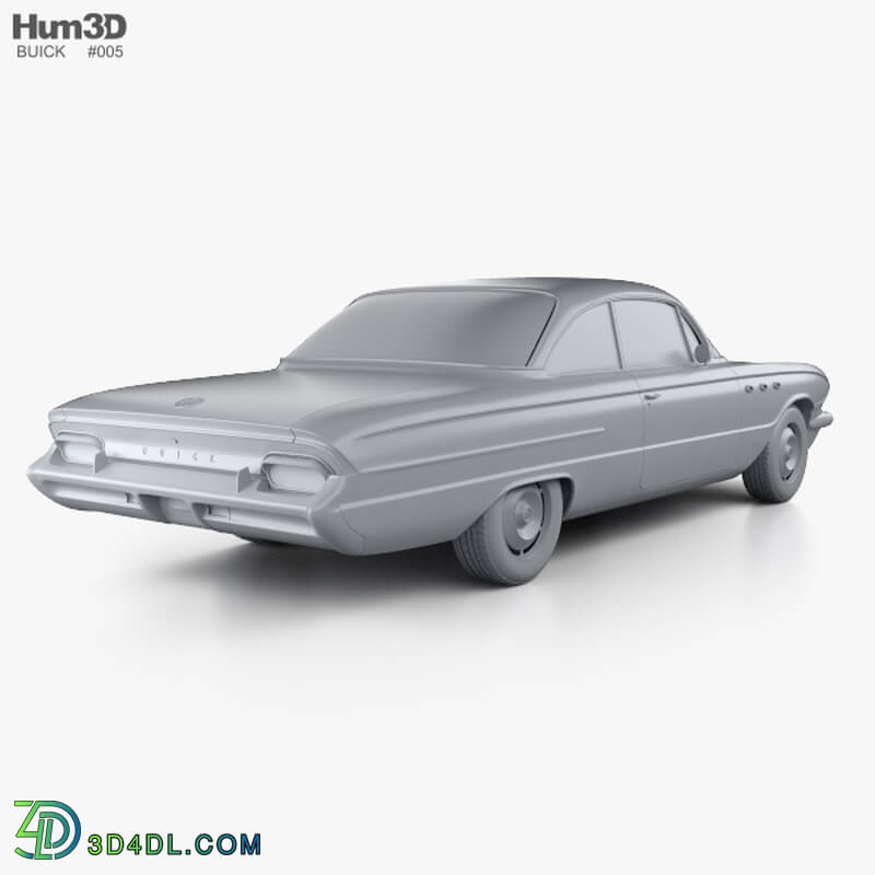 Hum3D Buick LeSabre 2 door hardtop 1961