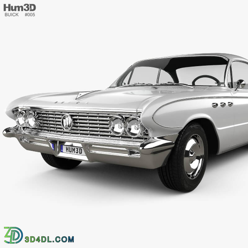 Hum3D Buick LeSabre 2 door hardtop 1961