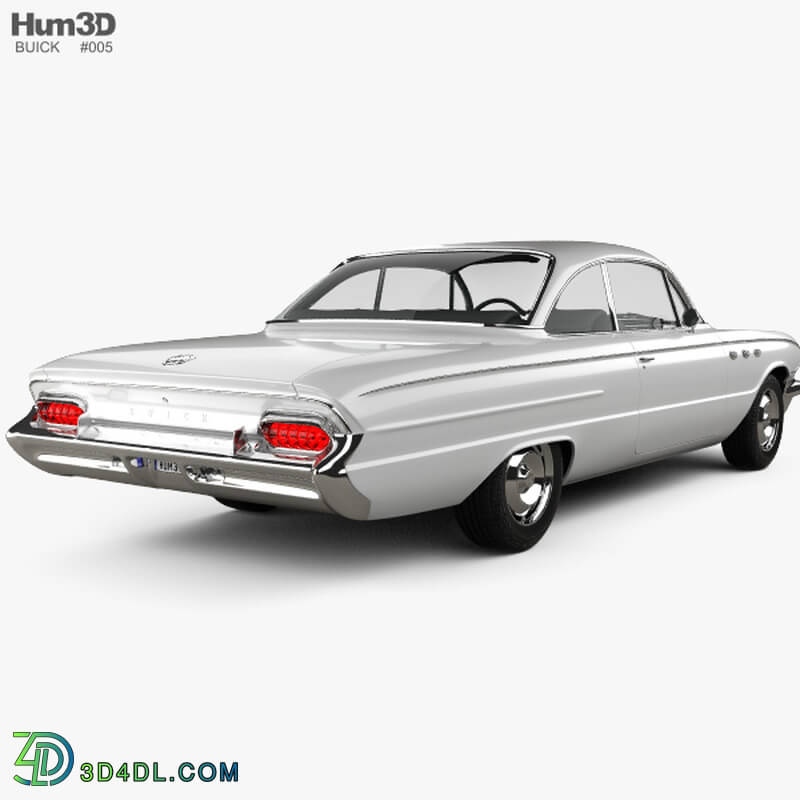 Hum3D Buick LeSabre 2 door hardtop 1961