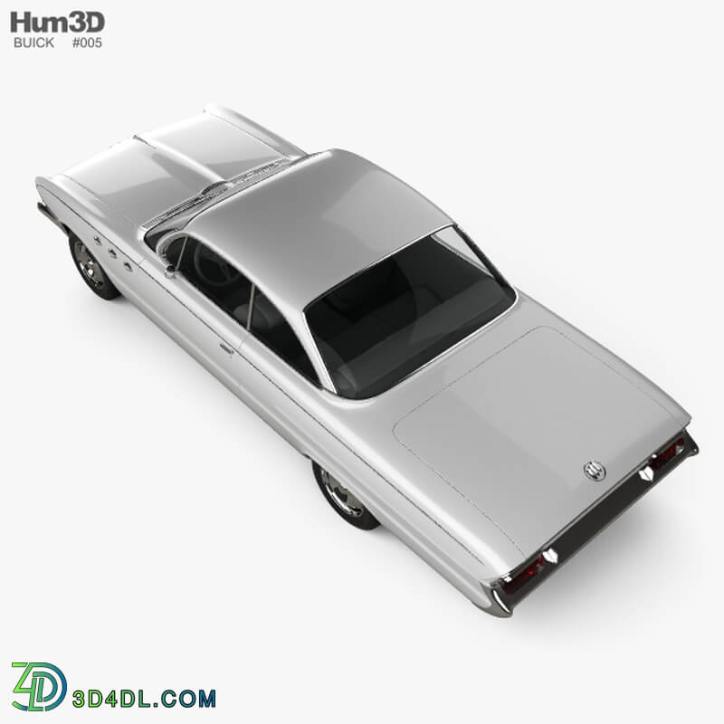 Hum3D Buick LeSabre 2 door hardtop 1961