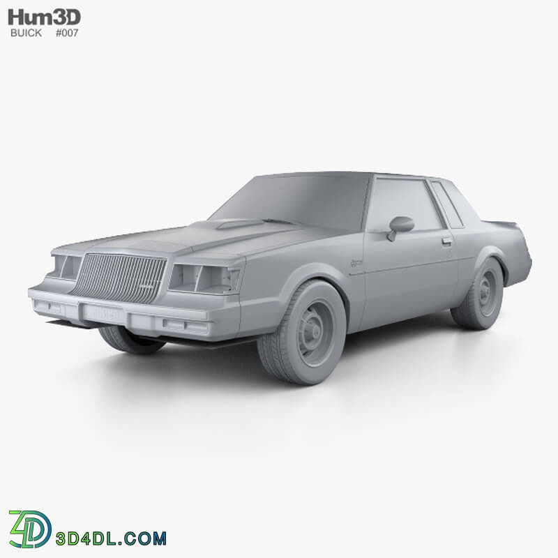 Hum3D Buick Regal Grand National 1987