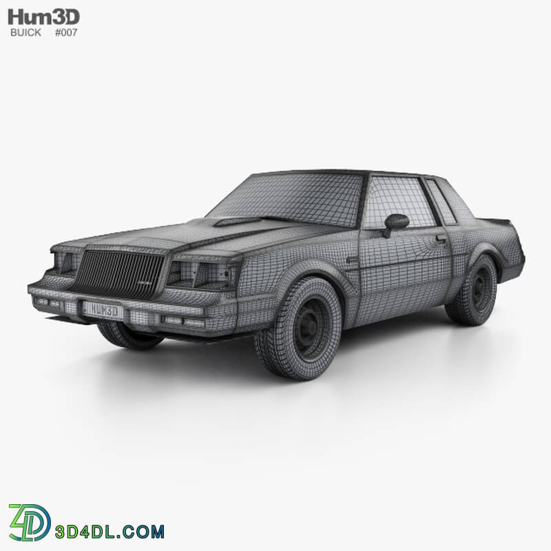 Hum3D Buick Regal Grand National 1987