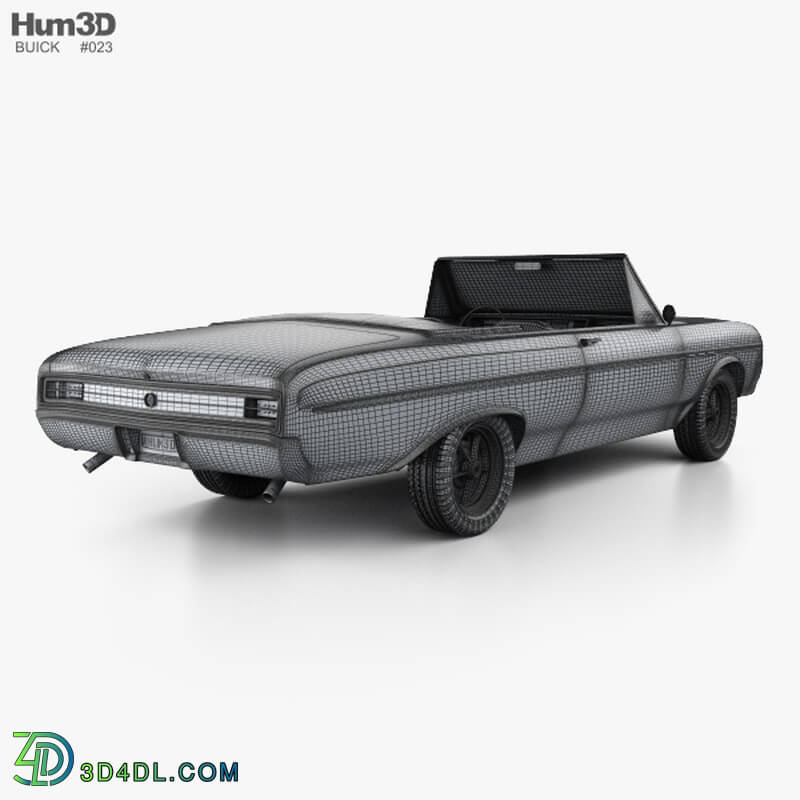 Hum3D Buick Skylark convertible 1964