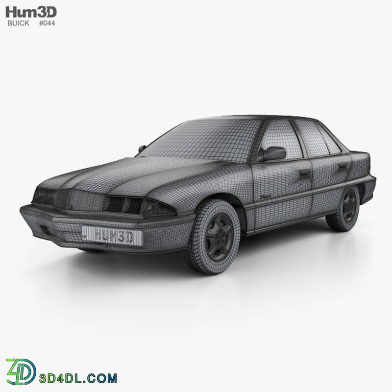 Hum3D Buick Skylark sedan 1995