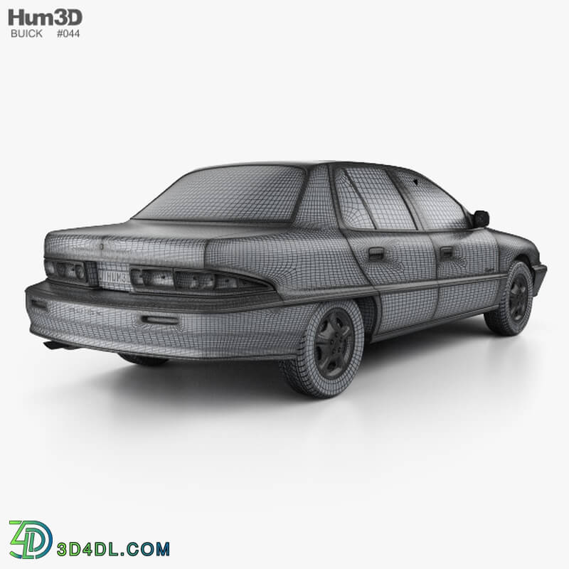 Hum3D Buick Skylark sedan 1995