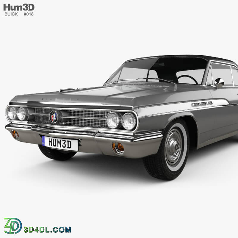 Hum3D Buick Wildcat convertible 1963