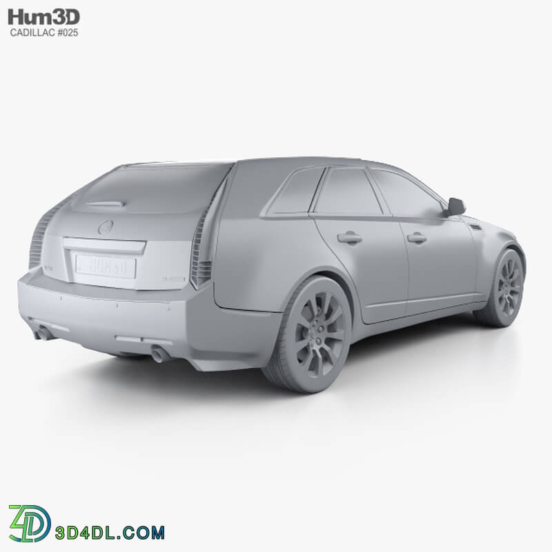 Hum3D Cadillac CTS sport wagon 2009