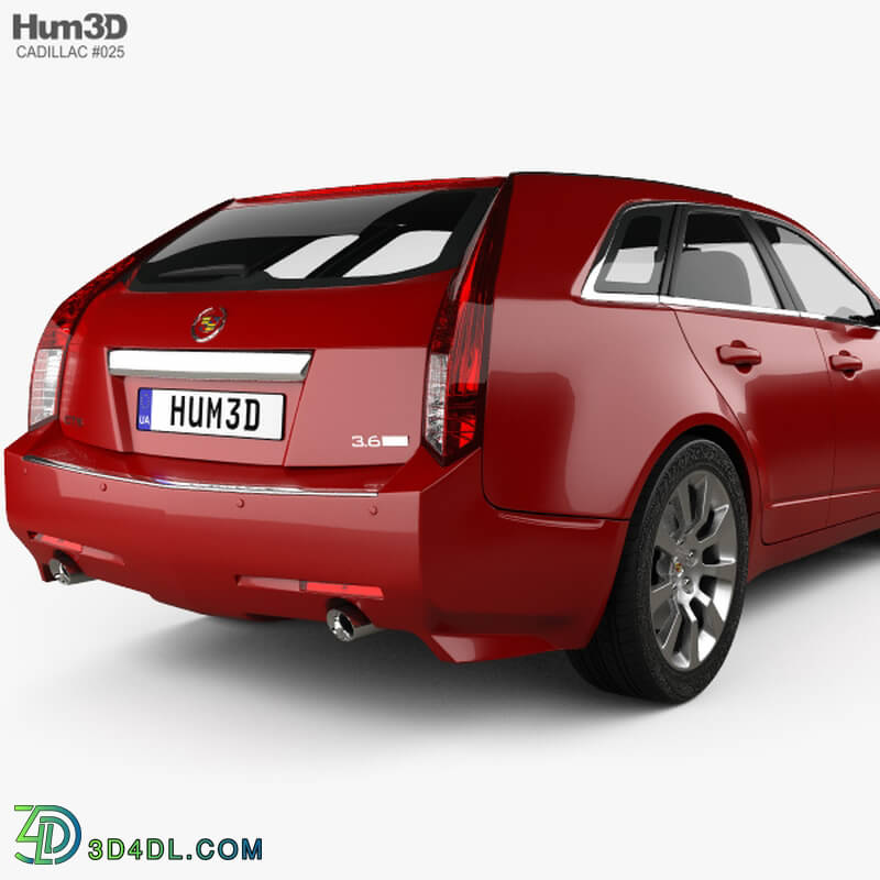 Hum3D Cadillac CTS sport wagon 2009