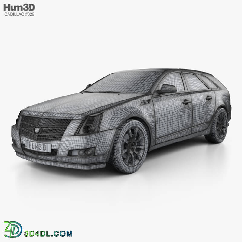 Hum3D Cadillac CTS sport wagon 2009