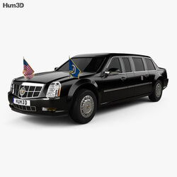 Hum3D Cadillac US Presidential State Car 2009 