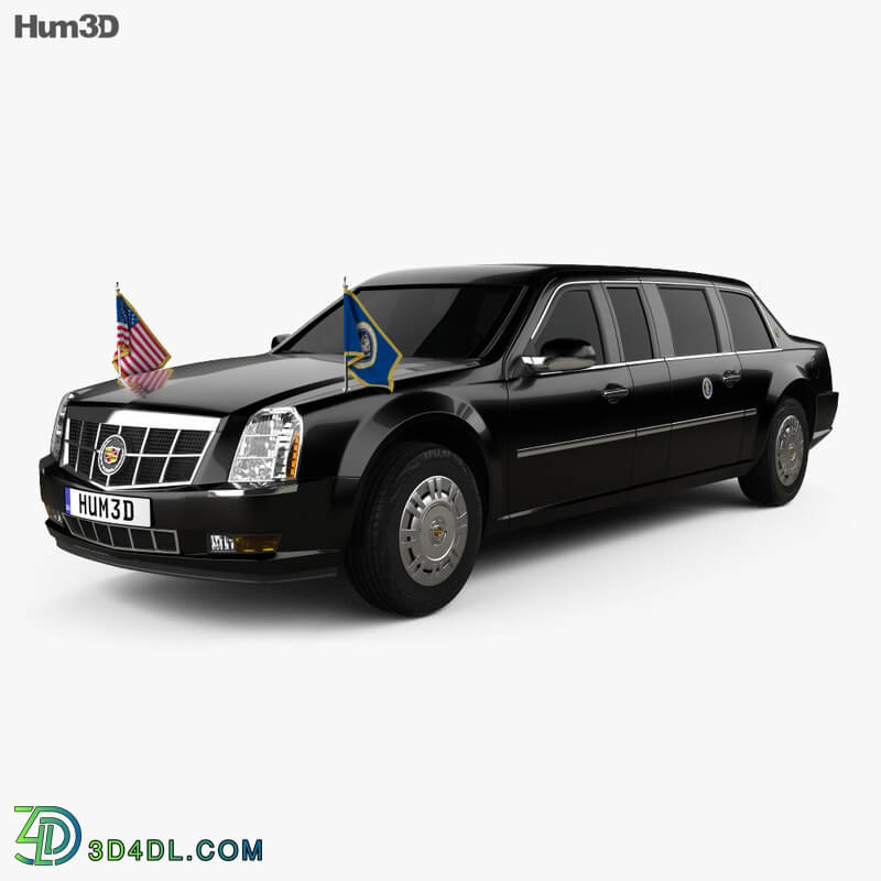 Hum3D Cadillac US Presidential State Car 2009