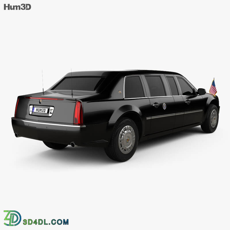 Hum3D Cadillac US Presidential State Car 2009