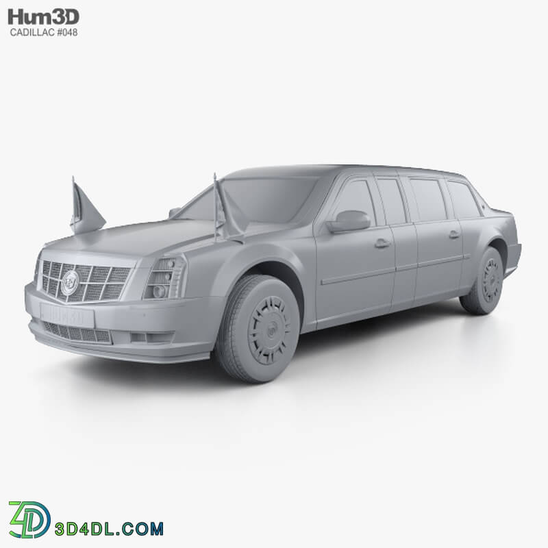 Hum3D Cadillac US Presidential State Car 2009