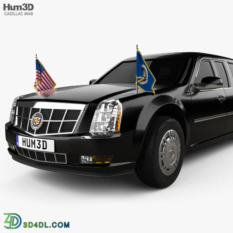 Hum3D Cadillac US Presidential State Car 2009