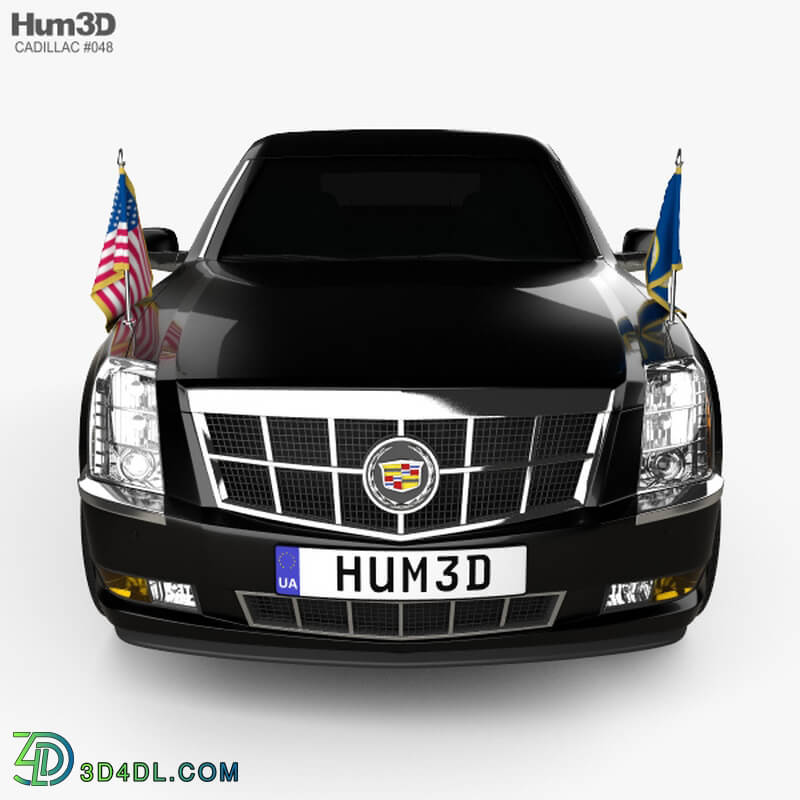 Hum3D Cadillac US Presidential State Car 2009