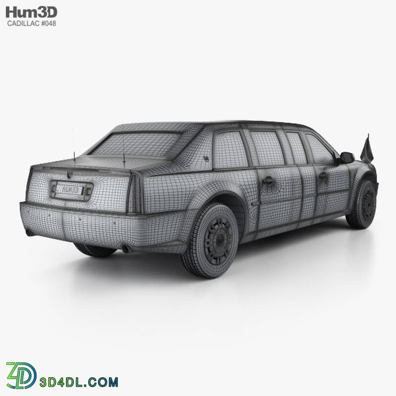 Hum3D Cadillac US Presidential State Car 2009