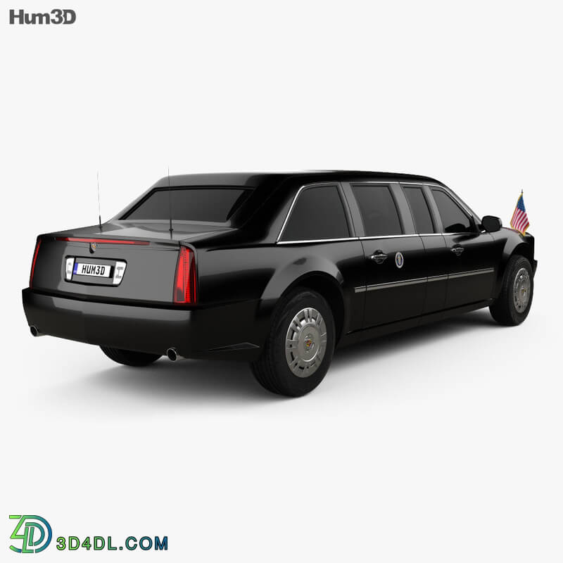 Hum3D Cadillac US Presidential State Car 2017