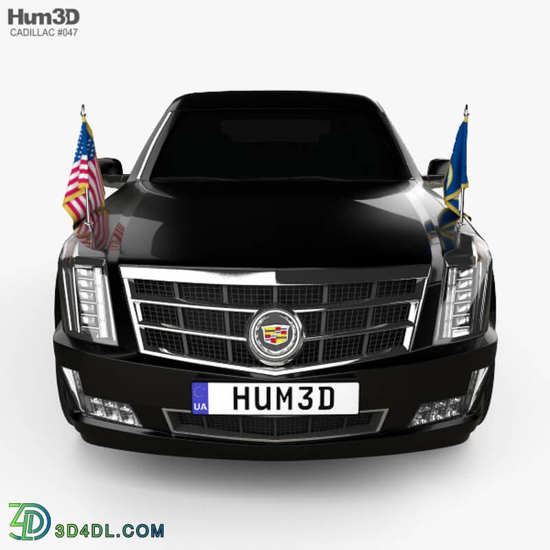 Hum3D Cadillac US Presidential State Car 2017