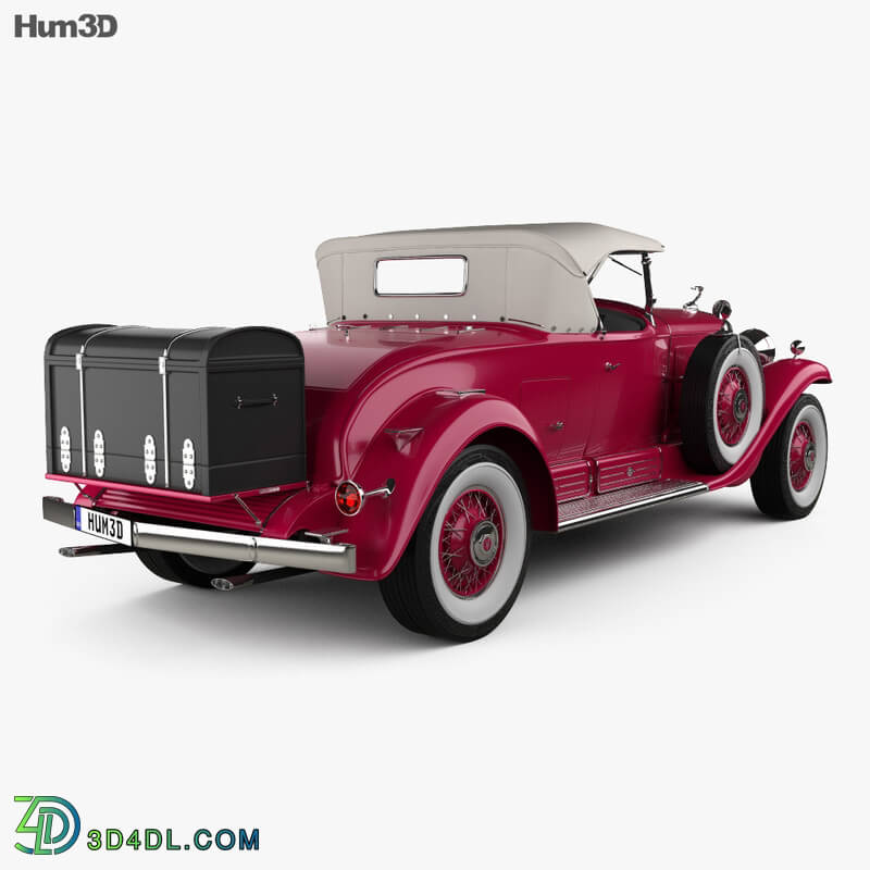 Hum3D Cadillac V 16 Roadster 1930