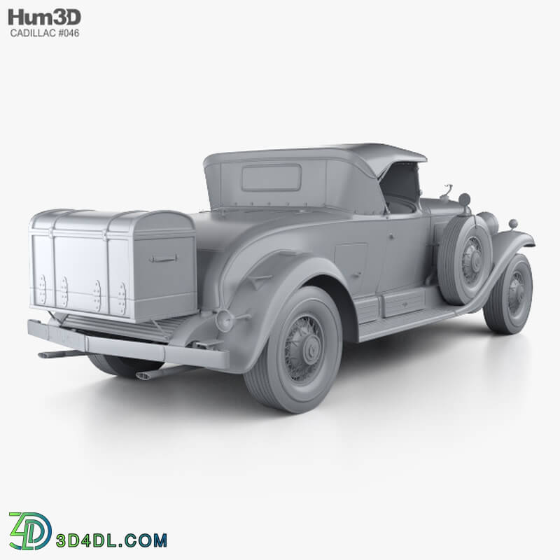 Hum3D Cadillac V 16 Roadster 1930