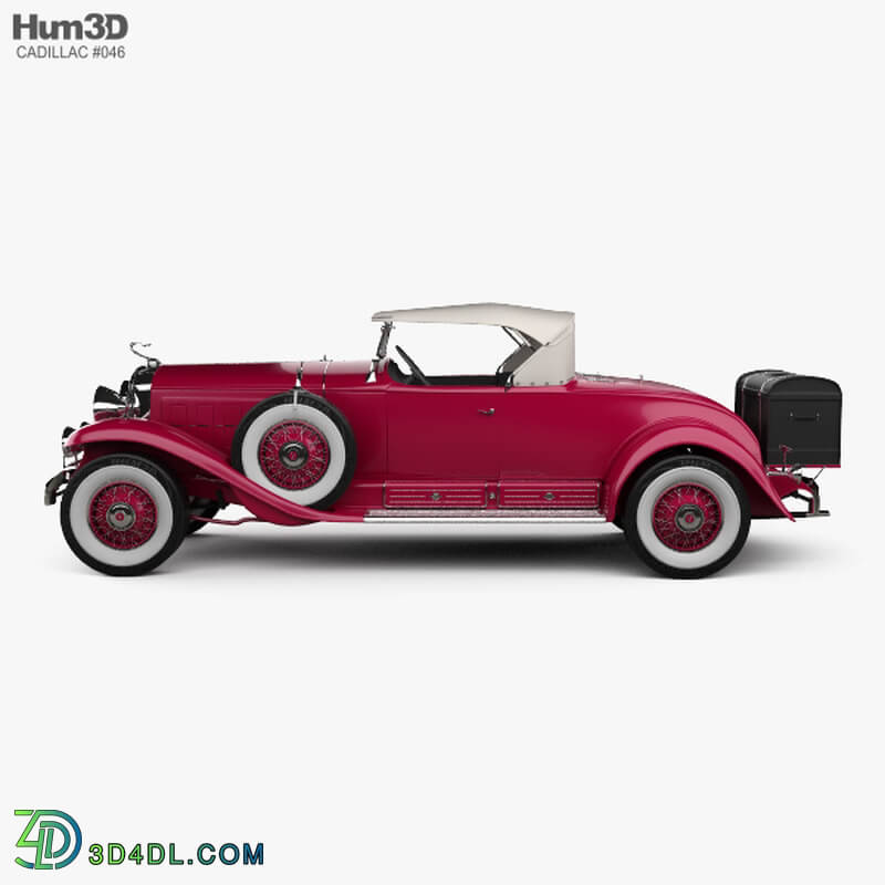 Hum3D Cadillac V 16 Roadster 1930