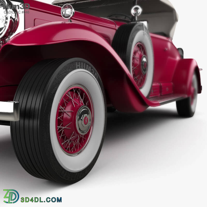 Hum3D Cadillac V 16 Roadster 1930