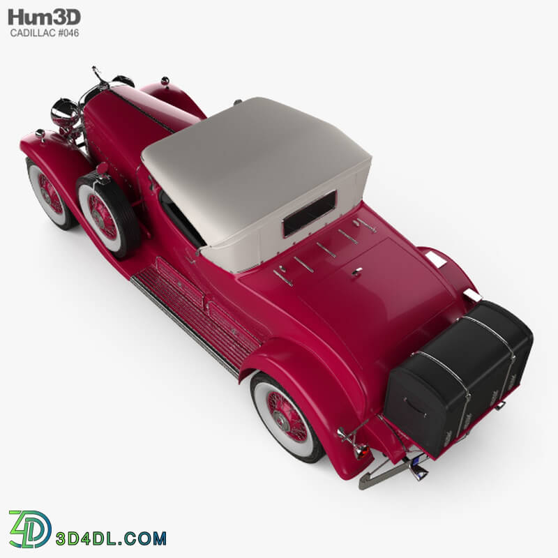 Hum3D Cadillac V 16 Roadster 1930