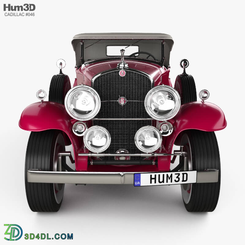 Hum3D Cadillac V 16 Roadster 1930