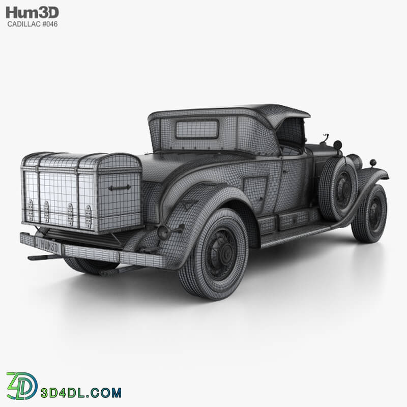 Hum3D Cadillac V 16 Roadster 1930