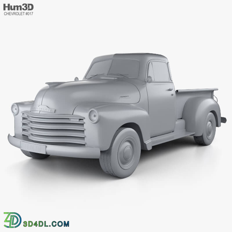 Hum3D Chevrolet Advance Design Pickup 1951