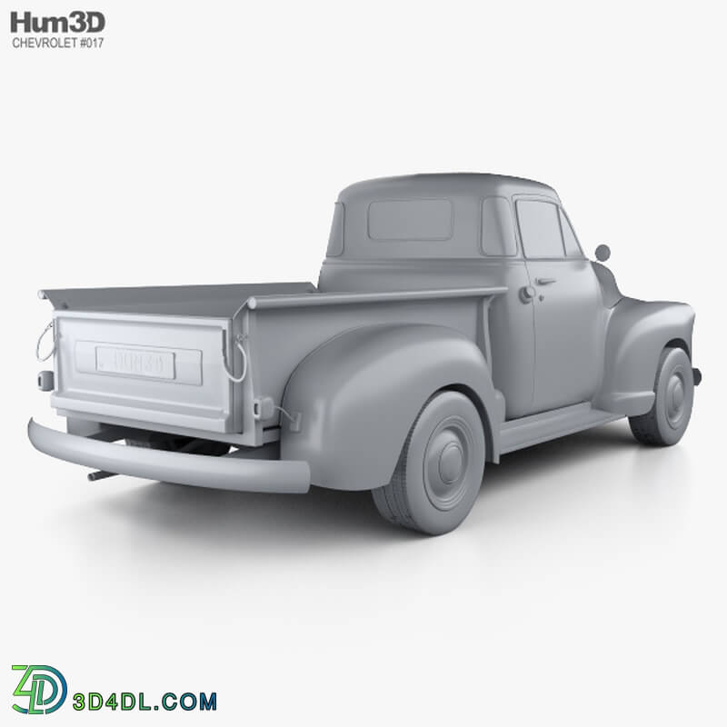 Hum3D Chevrolet Advance Design Pickup 1951