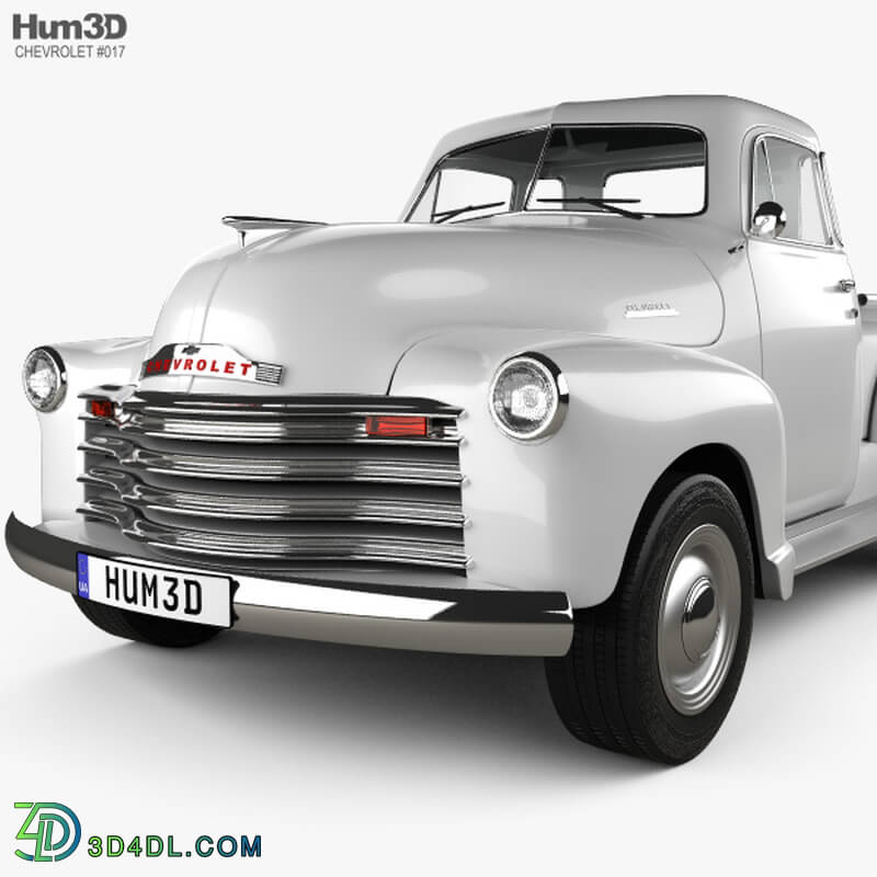 Hum3D Chevrolet Advance Design Pickup 1951