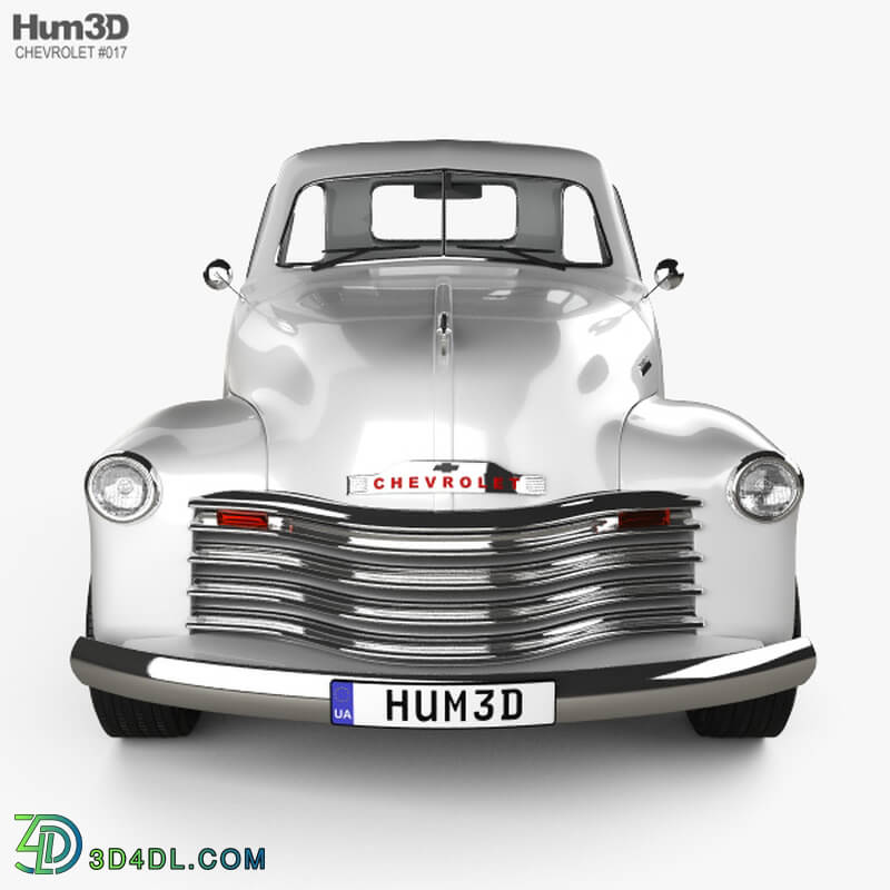 Hum3D Chevrolet Advance Design Pickup 1951