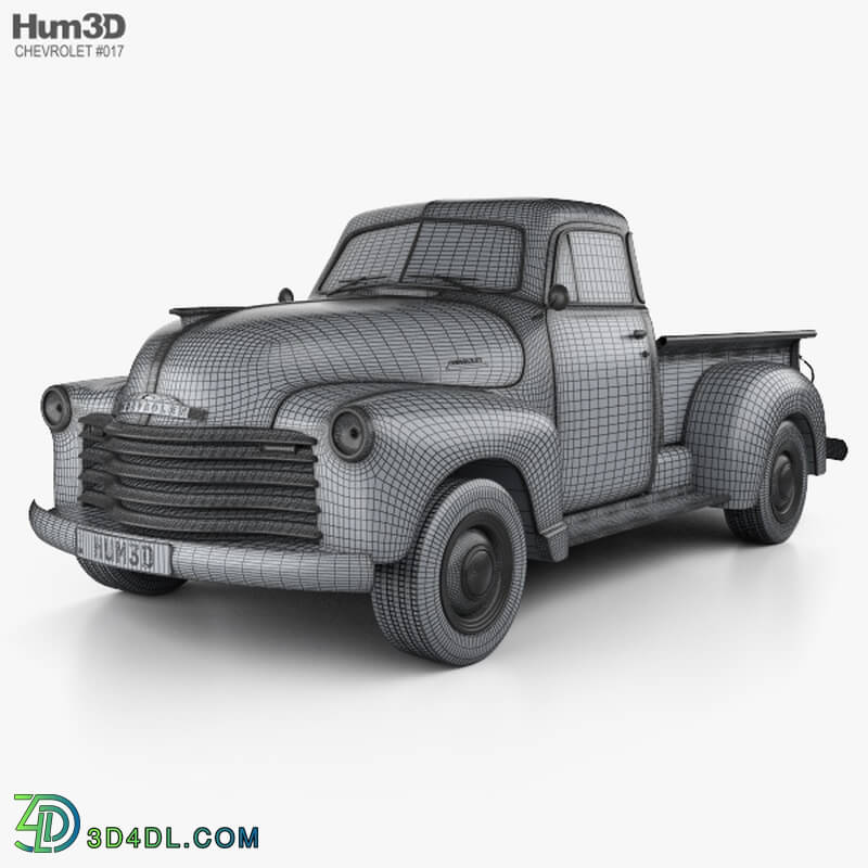 Hum3D Chevrolet Advance Design Pickup 1951