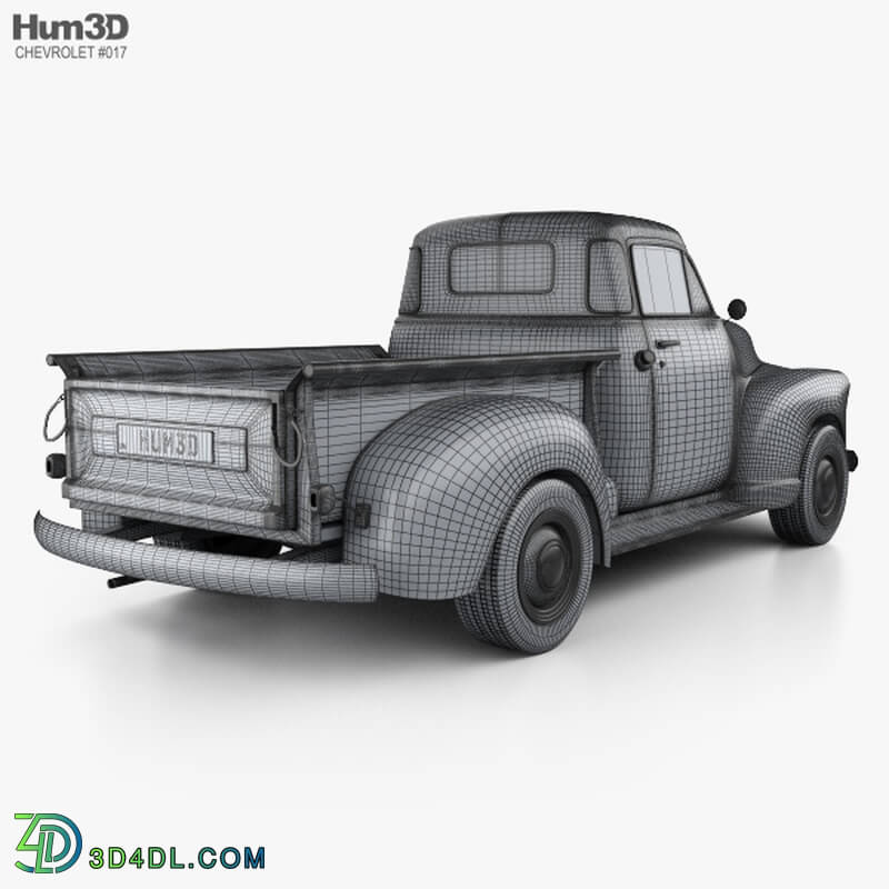 Hum3D Chevrolet Advance Design Pickup 1951